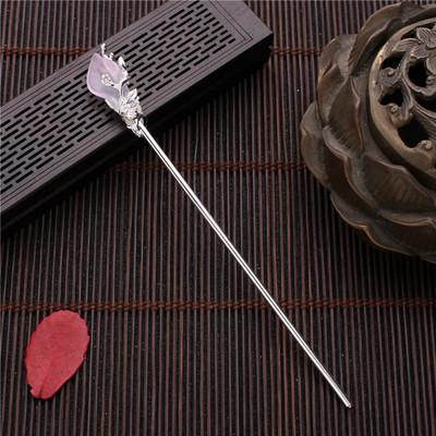 Vintage κινέζικο στιλ Hanfu Hair Stick Γυναικείο Μεταλλικό λούστρο Πιρούνι Μαλλιών Στικ για φουρκέτα Γυναικεία Κοσμήματα Αξεσουάρ κλιπ μαλλιών