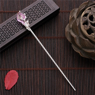 Vintage κινέζικο στιλ Hanfu Hair Stick Γυναικείο Μεταλλικό λούστρο Πιρούνι Μαλλιών Στικ για φουρκέτα Γυναικεία Κοσμήματα Αξεσουάρ κλιπ μαλλιών
