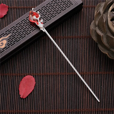 Vintage κινέζικο στιλ Hanfu Hair Stick Γυναικείο Μεταλλικό λούστρο Πιρούνι Μαλλιών Στικ για φουρκέτα Γυναικεία Κοσμήματα Αξεσουάρ κλιπ μαλλιών