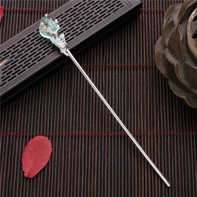Vintage κινέζικο στιλ Hanfu Hair Stick Γυναικείο Μεταλλικό λούστρο Πιρούνι Μαλλιών Στικ για φουρκέτα Γυναικεία Κοσμήματα Αξεσουάρ κλιπ μαλλιών