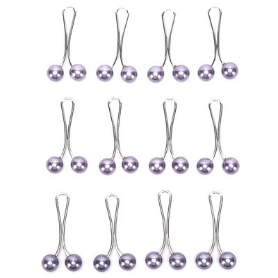 12 tk Lady moslemi sall Hijab Clips Pearl Sall Pross Pin Sall Sall Pea salli hoidja