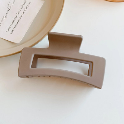 AOMU Sweet Scrub värviline akrüülhaardeklamber Lihtne ovaalne õõnes leopardhaaret juuksekrabi naistele meigivanni juukseaksessuaarid