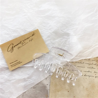 AOMU Sweet Scrub värviline akrüülhaardeklamber Lihtne ovaalne õõnes leopardhaaret juuksekrabi naistele meigivanni juukseaksessuaarid