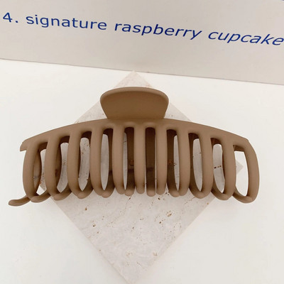 AOMU Sweet Scrub värviline akrüülhaardeklamber Lihtne ovaalne õõnes leopardhaaret juuksekrabi naistele meigivanni juukseaksessuaarid