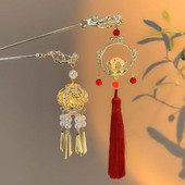 Hiina latern juuksenõelad, juuksepulgad, LED-valgusega juuste aksessuaarid lastele lastele retro lootose lilledega tutipeakatted