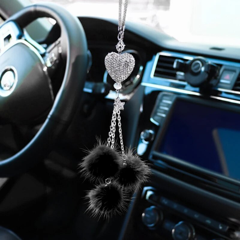 Pomponai Raktų pakabukas Vaivorykštės pliušiniai rutuliukai Raktų pakabukai Dekoratyvinis pakabukas Moterims Krepšys Priedai Raktų pakabukai Automobilių mados raktų pakabukas