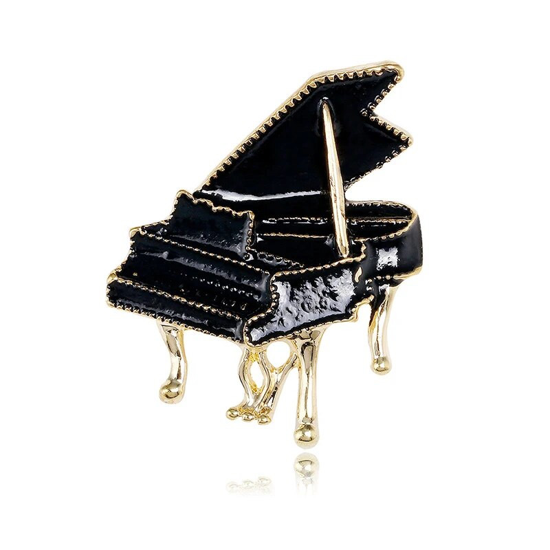 Moodne emailiga must email klaveriprossid Naiste sulamist pillid Muusikapidu vabaaja prossinõelad Kingitused 1tk