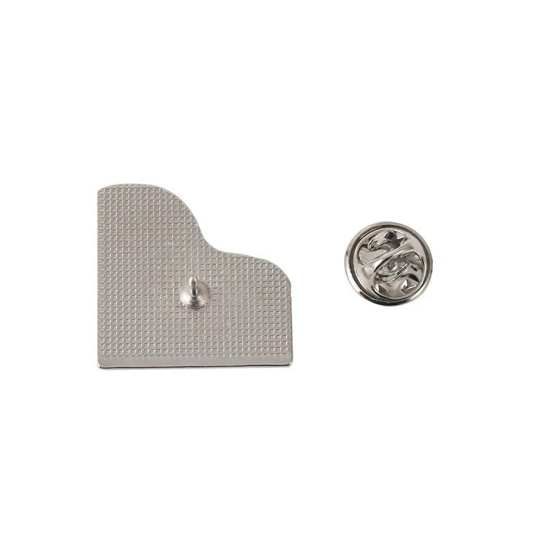 Retro vijole Ģitāra Emalja Piespraude Radošais mūzikas instruments Klavieres Trompete Sakausējums Žetons Vīrieši Sievietes Jaka Soma Dāvanas Rotaslietas