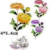 Emailiga Kaunid Krüsanteemi Kujulised Prossi Nõelad Ja Prossid Naistele Tüdrukutele Peopeo Nõelad Ehted 3 värvi