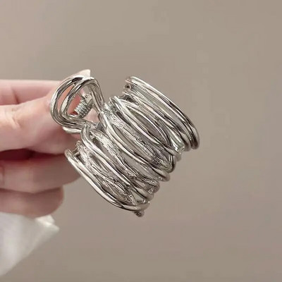 Ψηλό κλιπ αλογοουράς για γυναίκες Μόδα μεταλλικά μαλλιά Νύχι για κορίτσια σφιγκτήρες για κορίτσι σταθερή φουρκέτα με νύχι κλιπ Αξεσουάρ μαλλιών Αξεσουάρ κεφαλής