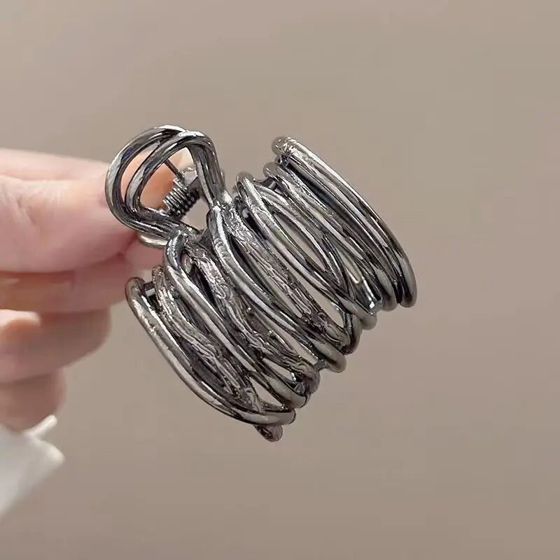 Ψηλό κλιπ αλογοουράς για γυναίκες Μόδα μεταλλικά μαλλιά Νύχι για κορίτσια σφιγκτήρες για κορίτσι σταθερή φουρκέτα με νύχι κλιπ Αξεσουάρ μαλλιών Αξεσουάρ κεφαλής