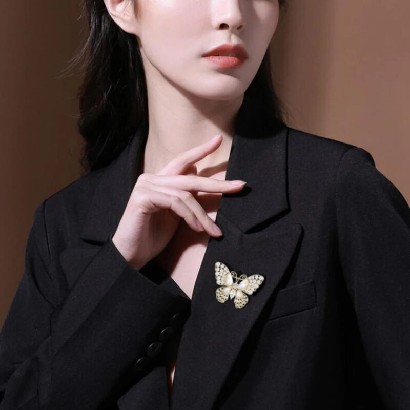 1 vnt Prabangios išskirtinės drugelio sagės, madingos moteriškos vestuvinės suknelės smeigtukai, papuošalai, dovanų aksesuarai, papuošalai nuo vabzdžių