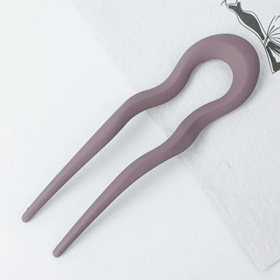 Moodsed juuksepulgad Kahvlijuuksenõel Elegantne naiste juukseklambrinõelad U-kujulised tüdrukud juuksenõelad juuksekumpude valmistaja peakatete aksessuaarid