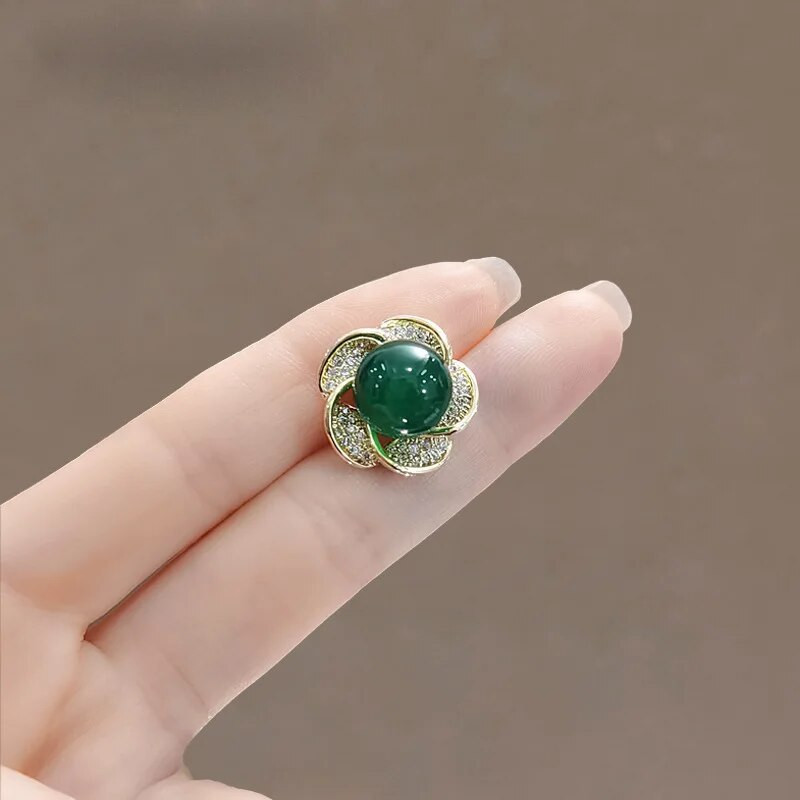 1 tk Mood armsad lillelised kaarprossid naistele, metallist pimestamisvastased revääritihvtid, fikseeritud riidenõelad, kampsun mantel, rõivatarvikud