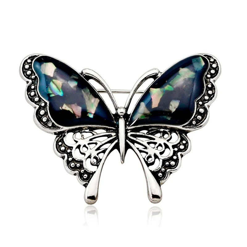 1XWoman Personality Jewelry Butterfly Brooch Lady Insect Series Corsage Μικρές φρέσκες εξαίσιες καρφίτσες Κομψή καρφίτσα All-match