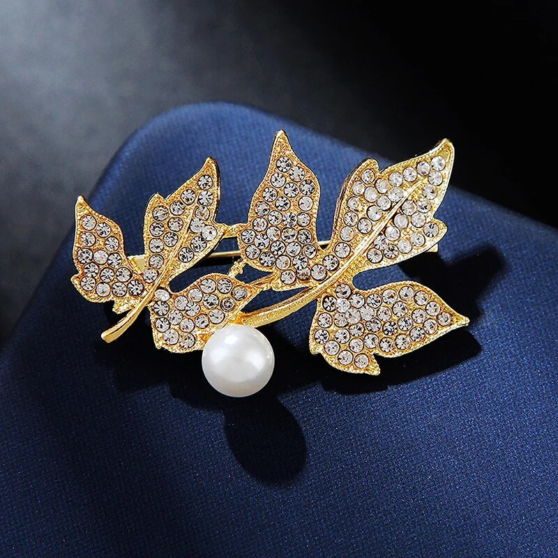 1 tk Fashion Full Diamond Topelt Vahtralehest Pärliprossid Naiste Rõivad Ehted Peoaksessuaarid