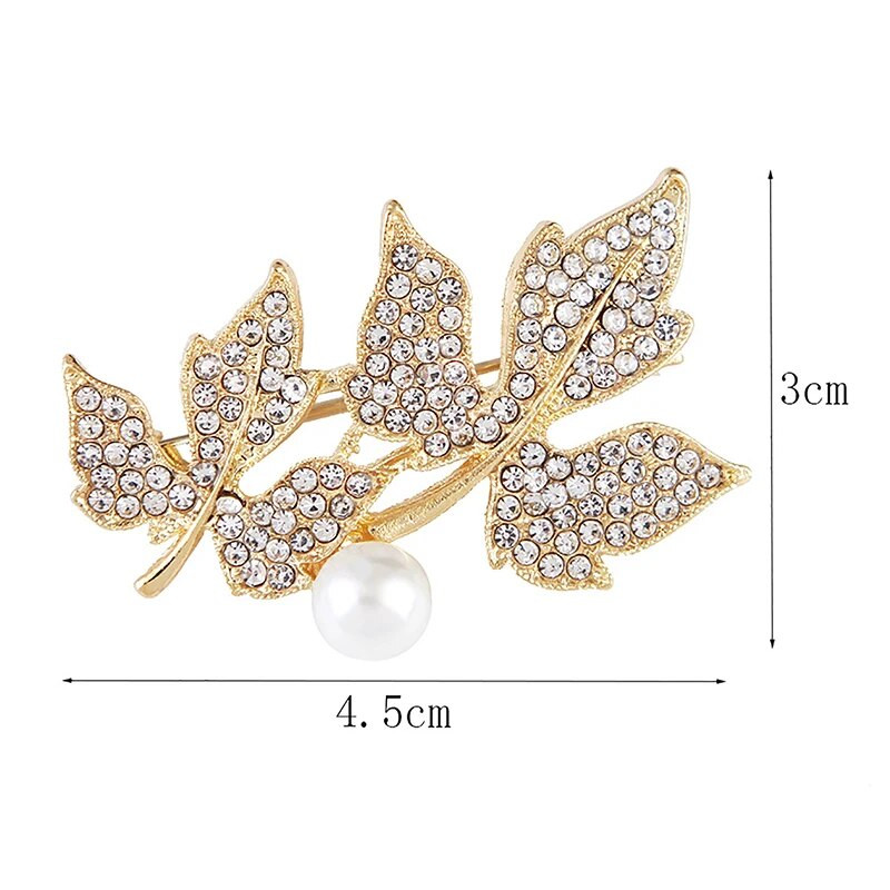 1 tk Fashion Full Diamond Topelt Vahtralehest Pärliprossid Naiste Rõivad Ehted Peoaksessuaarid