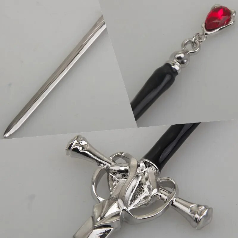 Uued igapäevased ehted teevad teid moekaks vintage mõõga juuksenõelaga peakate Hiina stiilis juuksepulgad hobusesabahoidjaga juukseehted