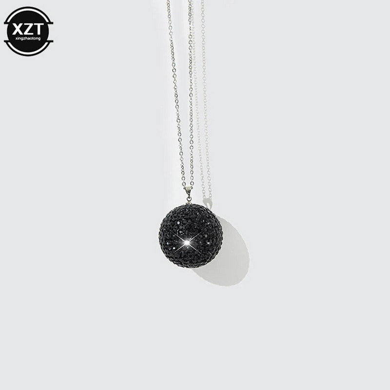 Autokristallkuuli ripats Piiriülene Bling Teemantidega kaetud auto tahavaatepeegel täis teemantkaunistusi