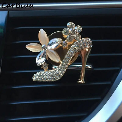 1 kom Otvor za zrak u automobilu Stezaljka za parfeme Kristalne štikle za visoke pete Stezaljka za ventilacijski otvor automobila Ukrasi za unutarnje uređenje automobila Dodaci za interijer automobila