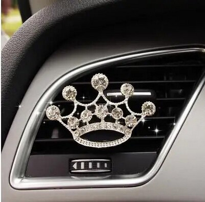 MR TEA Crystal automobilių oro gaiviklis Kalnų krištolas aukštakulniai karūnėlė oro ventiliacijos klipas kvepalai putojantys automobilių dekoro automobilių kvapai