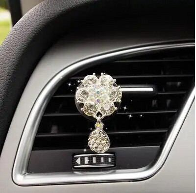 MR TEA Crystal automobilių oro gaiviklis Kalnų krištolas aukštakulniai karūnėlė oro ventiliacijos klipas kvepalai putojantys automobilių dekoro automobilių kvapai