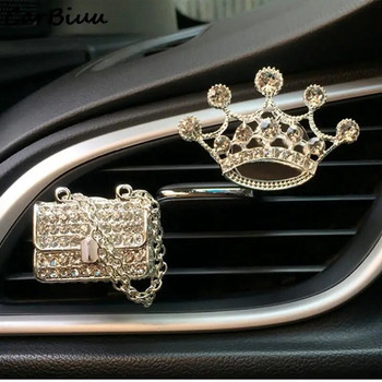 Bling Accessories For Car Bag for Girl Deodorant Gripping Perfume Clip Diffuser Perfume for Auto Stylish Decoration