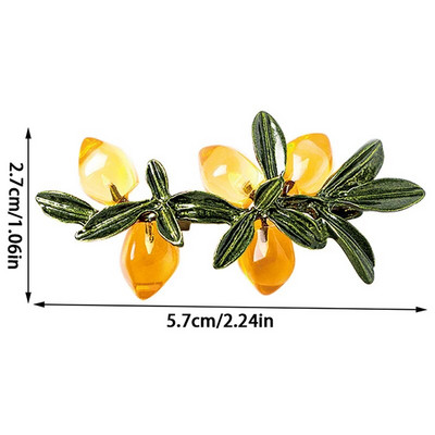 1 tk Vintage Naiste Roheline Värv Email Marja Prossid Taimne Sari Märgid Nööpnõelad Naiste riided Kampsun Korsage Pandla Ehted Kingitus