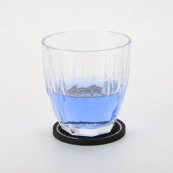 2бр. Подложка за бутилка за чаша за вода Cat Paw PVC Неплъзгаща се подвижна подложка за чаша за превозно средство с диаманти за автомобилен интериорен аксесоар
