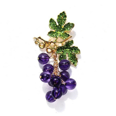 Morkopela Γυαλιά καρφίτσας σταφυλιού Καρφίτσες με μαργαριτάρι Καρφίτσες με σμάλτο καρφίτσες από στρας για γυναίκες μόδας ρούχα αξεσουάρ Δώρο πάρτι