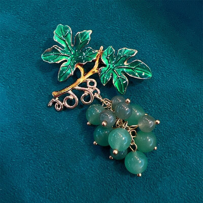 Morkopela Γυαλιά καρφίτσας σταφυλιού Καρφίτσες με μαργαριτάρι Καρφίτσες με σμάλτο καρφίτσες από στρας για γυναίκες μόδας ρούχα αξεσουάρ Δώρο πάρτι