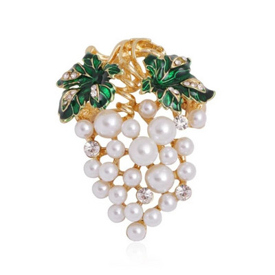 Morkopela Γυαλιά καρφίτσας σταφυλιού Καρφίτσες με μαργαριτάρι Καρφίτσες με σμάλτο καρφίτσες από στρας για γυναίκες μόδας ρούχα αξεσουάρ Δώρο πάρτι