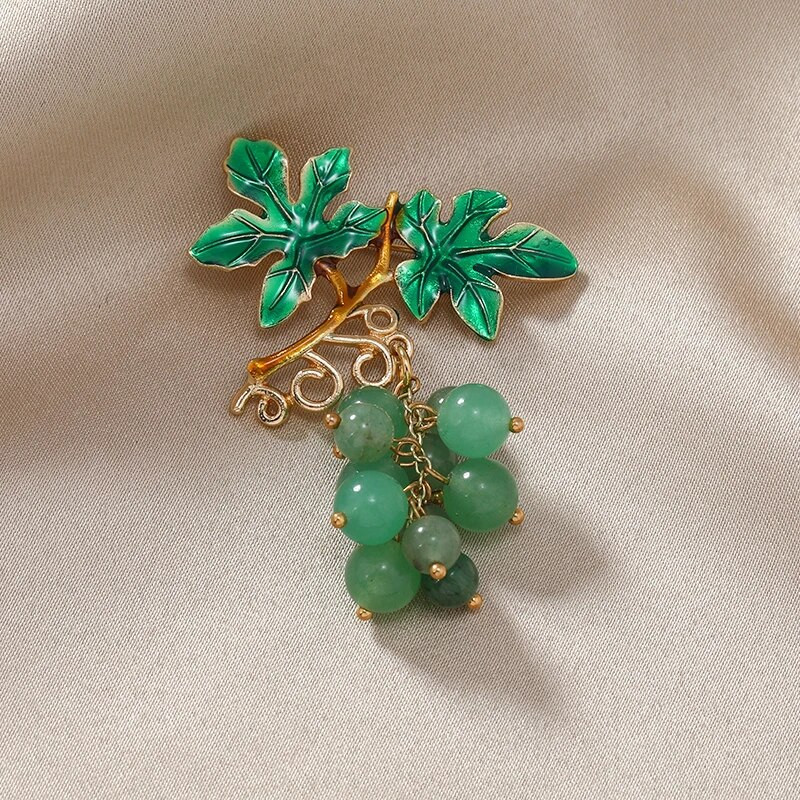 Morkopela Γυαλιά καρφίτσας σταφυλιού Καρφίτσες με μαργαριτάρι Καρφίτσες με σμάλτο καρφίτσες από στρας για γυναίκες μόδας ρούχα αξεσουάρ Δώρο πάρτι