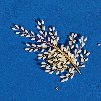 Κορεάτικη μόδα μαργαριταρένιες χτένες μαλλιών Χειροποίητες φουρκέτες και κλιπ για γυναίκες κορίτσια Αξεσουάρ κοσμήματα χτενίσματος γάμου νύφης