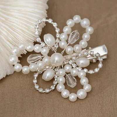 Κορεάτικη μόδα μαργαριταρένιες χτένες μαλλιών Χειροποίητες φουρκέτες και κλιπ για γυναίκες κορίτσια Αξεσουάρ κοσμήματα χτενίσματος γάμου νύφης