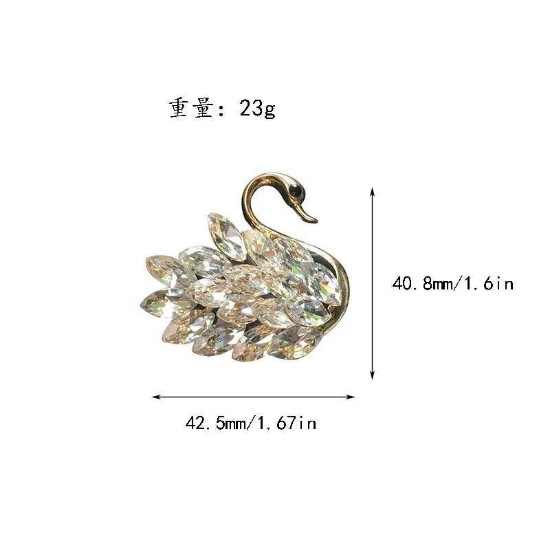 Autokristallide teemantidega naastudega Swan õhu väljalaskeklamber auto aroomiteraapia auto sisekujundus naiste auto parfüümi õhu väljalaskeava