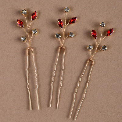 3Vnt vestuvinės tiaros U formos plaukų segtukų šakutės moterims krištolinės sidabrinės spalvos plaukų segtukai mergaičių šoniniai segtukai karūnėlės vestuviniams plaukams papuošalai