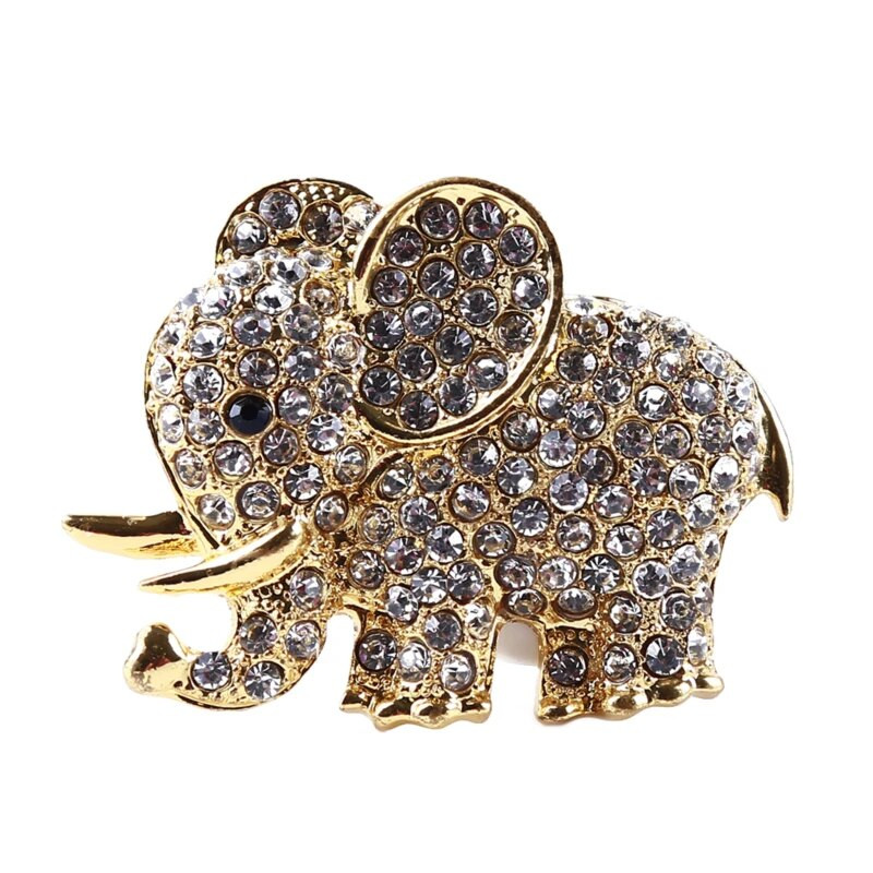 Diamond Crystal Elephant Air Conditioner Air Outlet Perfume Clip Εσωτερική διακόσμηση αυτοκινήτου