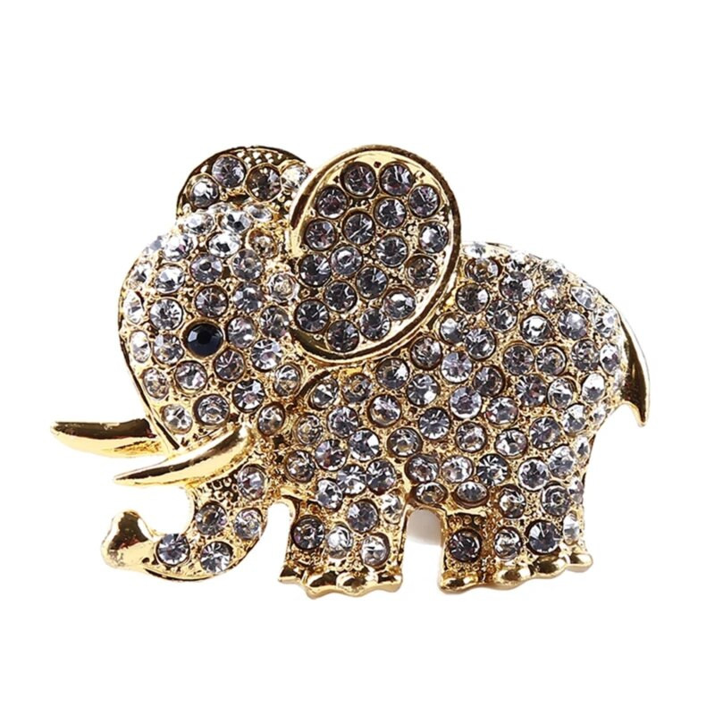 Diamond Crystal Elephant Air Conditioner Air Outlet Perfume Clip Εσωτερική διακόσμηση αυτοκινήτου
