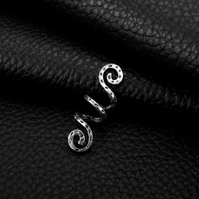 Viking Spiral Charms Karoliukai plaukams Pynės barzdai Plaukų karoliukai Papuošalai Vintažiniai Moterims Mergaitėms Plaukų segtukai Plaukų segtukai Priedai-15