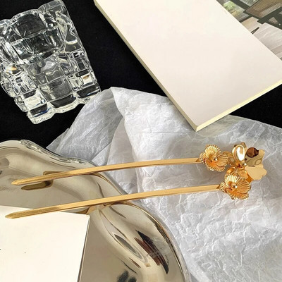 1Gb jauni ķīniešu stila tauriņu matu spieķi Izsmalcināti sieviešu zirgastes turētājs matu sprādzes sievietēm Hanfu galvassegas matu aksesuāri