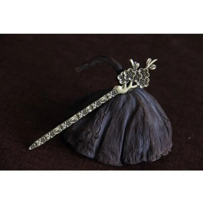 Μόδα μεταλλικά μπαστούνια μαλλιών Vintage φλοράλ φουρκέτες Γαμήλια νύφη πιρούνια μαλλιών για γυναίκες πάρτι Barrette Αξεσουάρ κεφαλής Δώρο