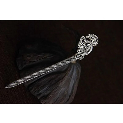 Μόδα μεταλλικά μπαστούνια μαλλιών Vintage φλοράλ φουρκέτες Γαμήλια νύφη πιρούνια μαλλιών για γυναίκες πάρτι Barrette Αξεσουάρ κεφαλής Δώρο