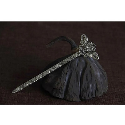 Μόδα μεταλλικά μπαστούνια μαλλιών Vintage φλοράλ φουρκέτες Γαμήλια νύφη πιρούνια μαλλιών για γυναίκες πάρτι Barrette Αξεσουάρ κεφαλής Δώρο