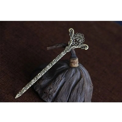 Μόδα μεταλλικά μπαστούνια μαλλιών Vintage φλοράλ φουρκέτες Γαμήλια νύφη πιρούνια μαλλιών για γυναίκες πάρτι Barrette Αξεσουάρ κεφαλής Δώρο