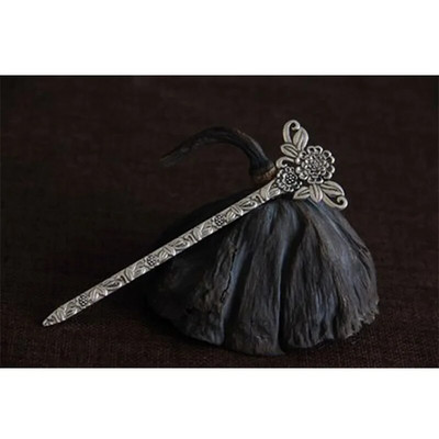 Μόδα μεταλλικά μπαστούνια μαλλιών Vintage φλοράλ φουρκέτες Γαμήλια νύφη πιρούνια μαλλιών για γυναίκες πάρτι Barrette Αξεσουάρ κεφαλής Δώρο