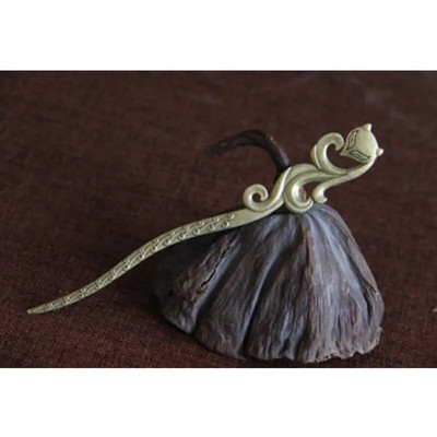 Μόδα μεταλλικά μπαστούνια μαλλιών Vintage φλοράλ φουρκέτες Γαμήλια νύφη πιρούνια μαλλιών για γυναίκες πάρτι Barrette Αξεσουάρ κεφαλής Δώρο