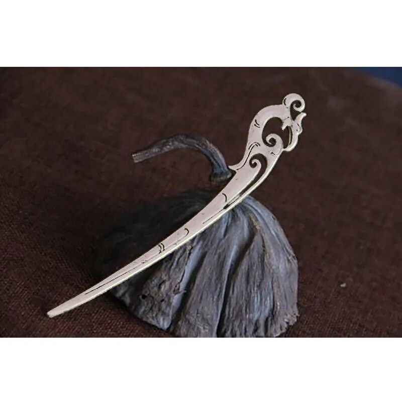 Μόδα μεταλλικά μπαστούνια μαλλιών Vintage φλοράλ φουρκέτες Γαμήλια νύφη πιρούνια μαλλιών για γυναίκες πάρτι Barrette Αξεσουάρ κεφαλής Δώρο