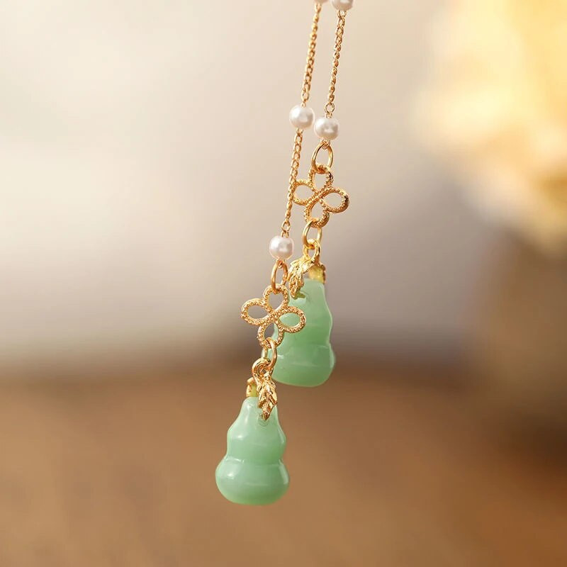 Vintage hiina stiilis pikad tutiga juuksenõelad Hanfu peakate Naiste lilled samm raputus Juuksepulgad Juukseehted Juuksepulgad Ehted