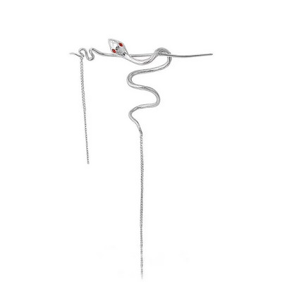 Μαλλιά φουρκέτα ραβδί τυλίγματος σπάγγος στημόνι μακριά φούντα Rhinestone Metal Punk Headwear Αξεσουάρ μαλλιών για γυναίκες Δώρο κοσμήματος